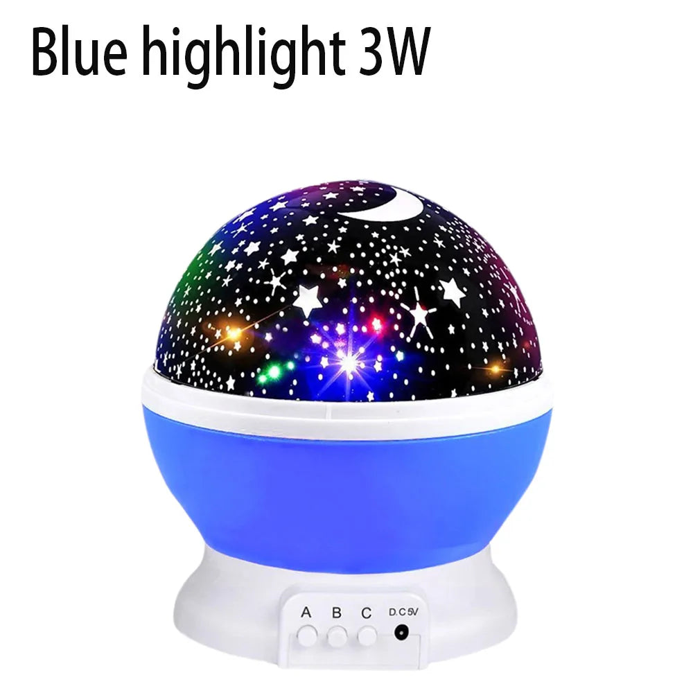 Star Projector Night Light Lamp