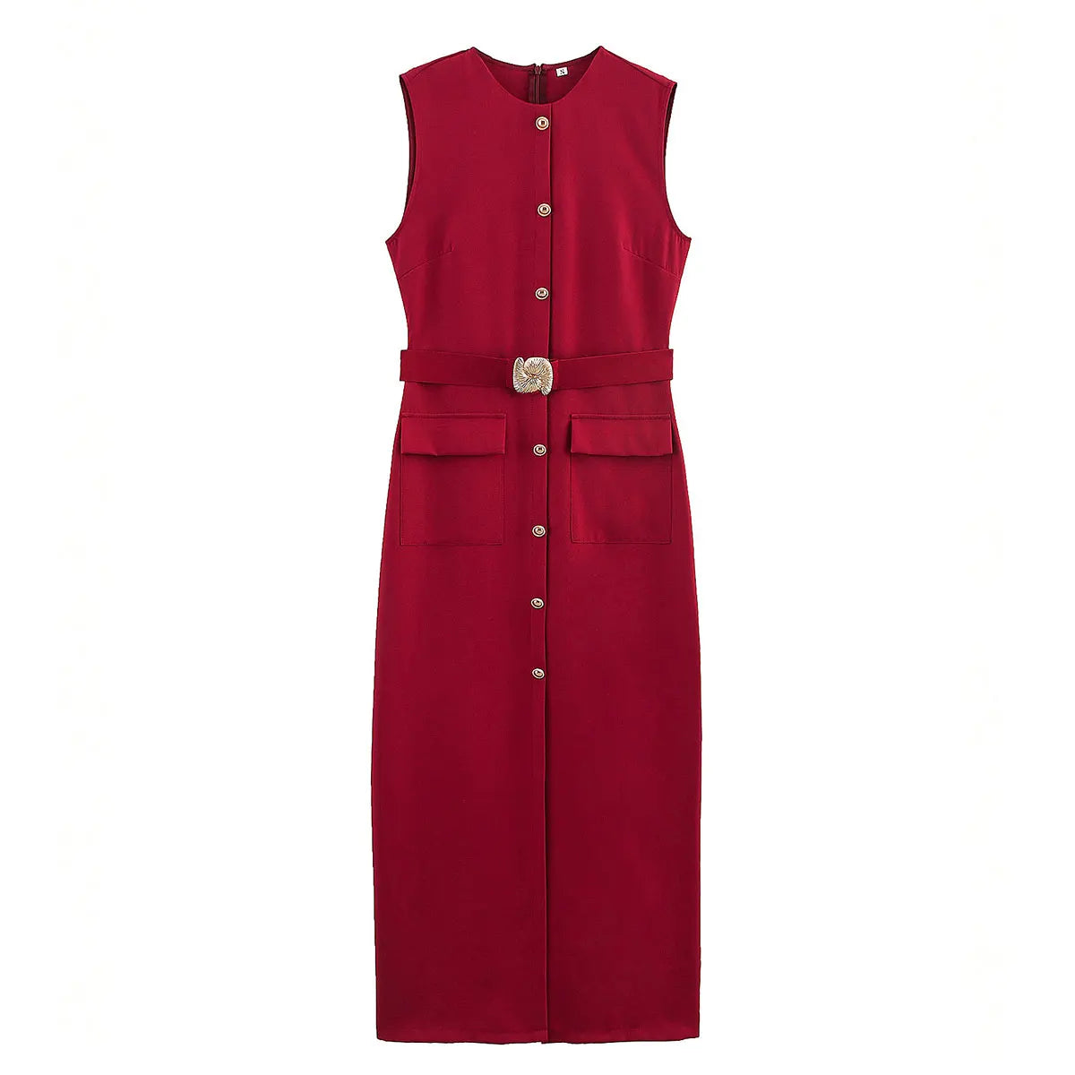 Classic O-Neck Dress