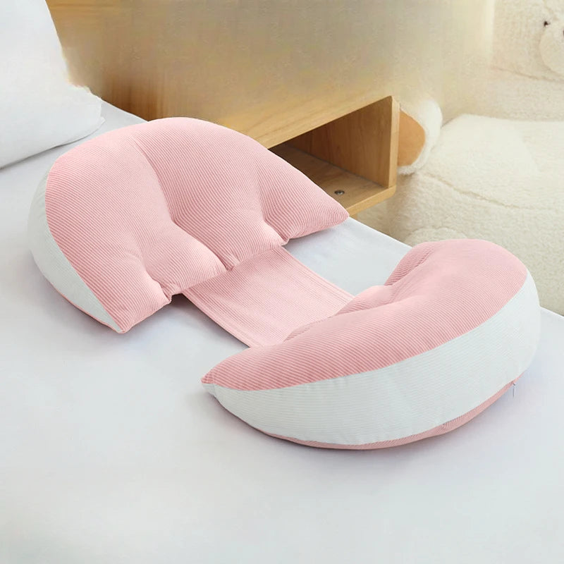 Pregnant  Pillow With Waist Protection Side