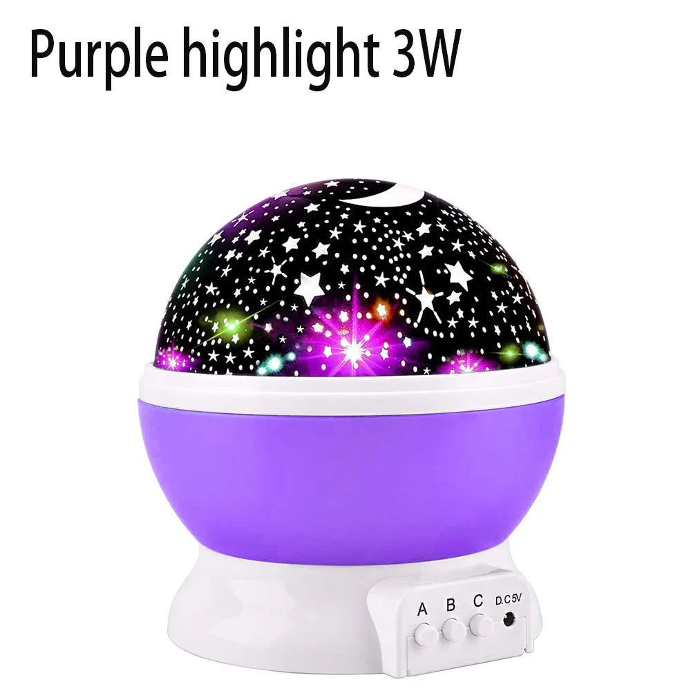 Star Projector Night Light Lamp