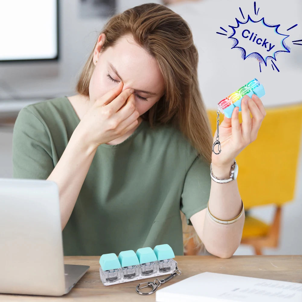 Silicone Stress-Relieving Fingertip Clicker