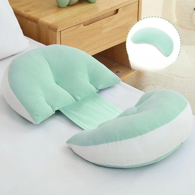 Pregnant  Pillow With Waist Protection Side