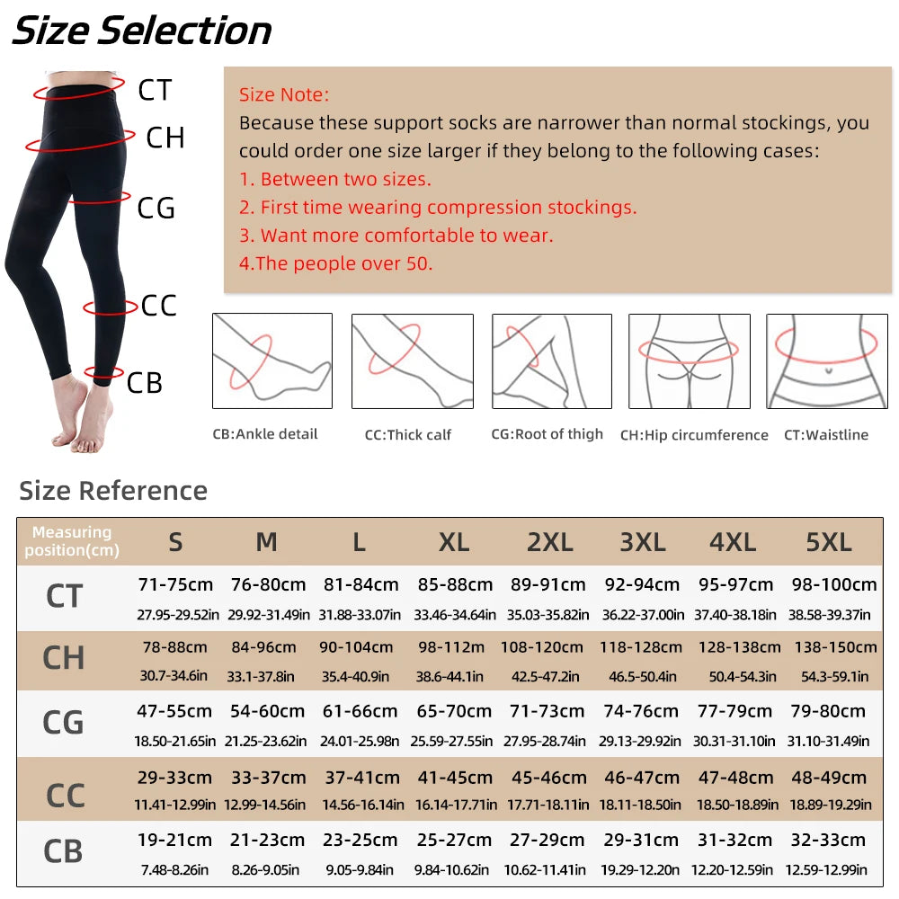 Compression Pantyhose Stockings