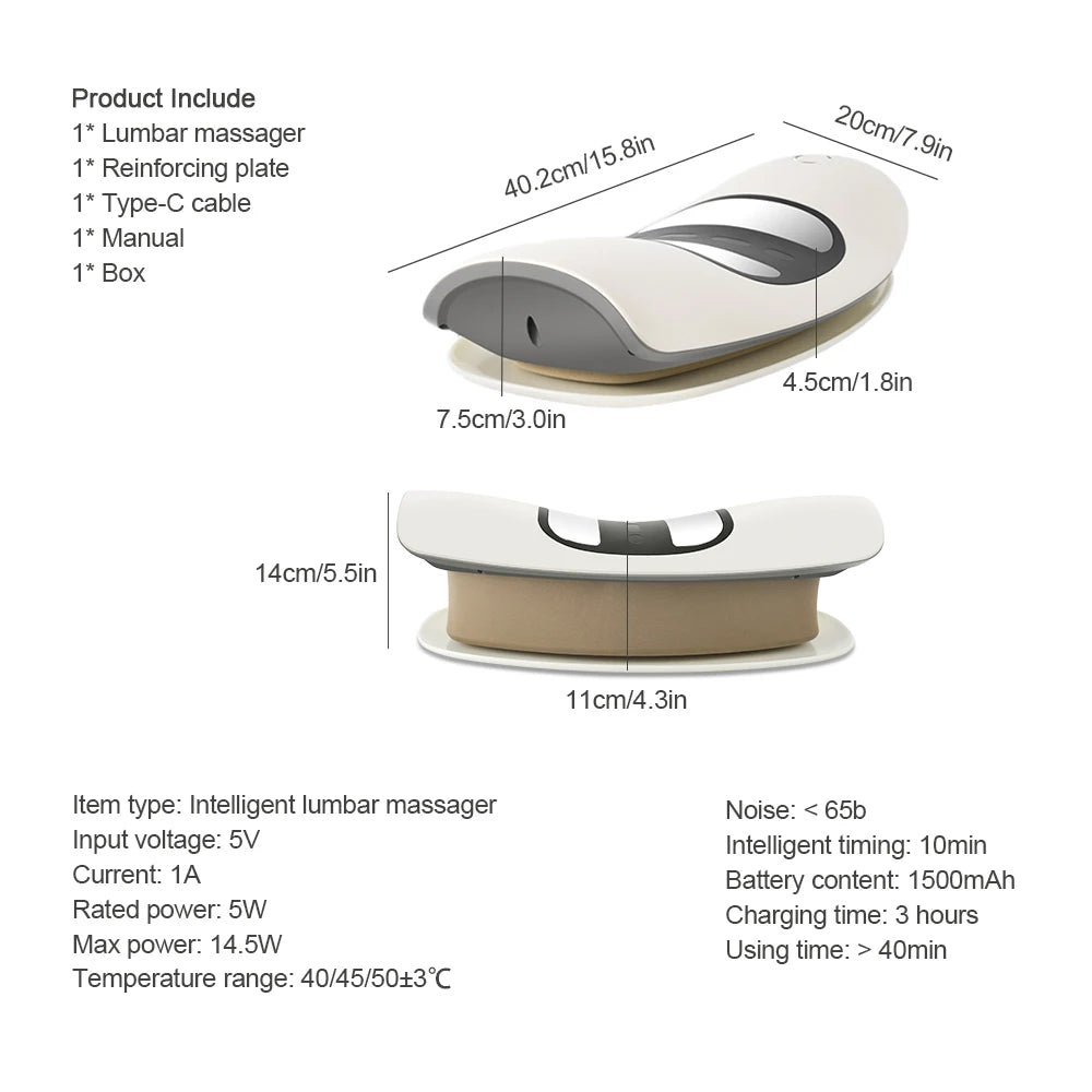 Electric Lumbar Traction Massager